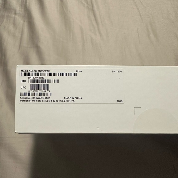Samsung Galaxy Tab A7 Lite - 32GB in Silver. - Picture 3 of 3